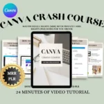 Canva Crash Course and Master Resell Rights (MRR) with Private Label Rights (PLR)