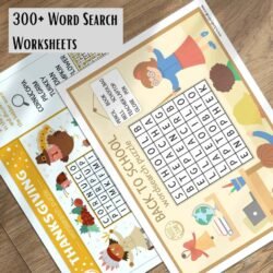 300+ Word Search Worksheets