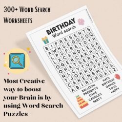 300+ Word Search Worksheets