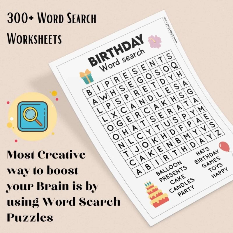300+ Word Search Worksheets