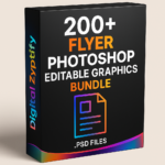200+Flyer Photoshop Editable Graphics Bundle