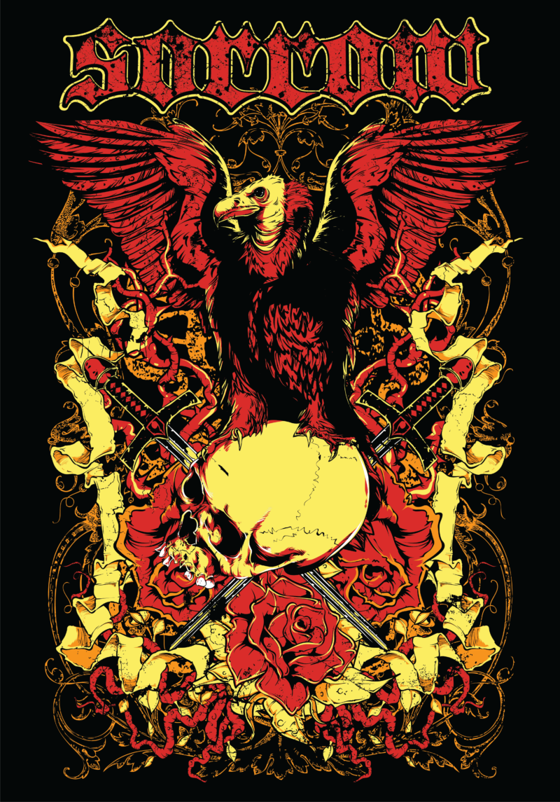 760 Tshirts Tattoos Posters Designs Vector Bundle (.CDR Editable Files)